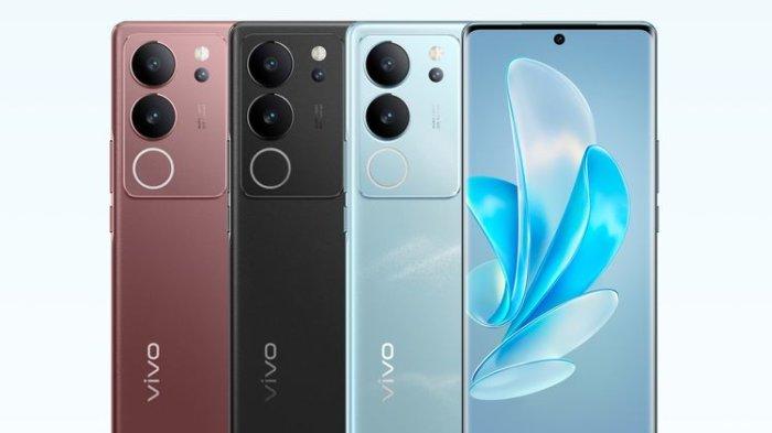 Vivo V29 5G meluncur di Indonesia dengan tiga varian warna, yaitu Velvet Red, Peak Blue, dan Noble Black.