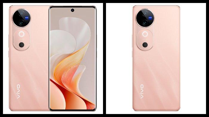 Vivo V40 5G warna Ceramic Peach
