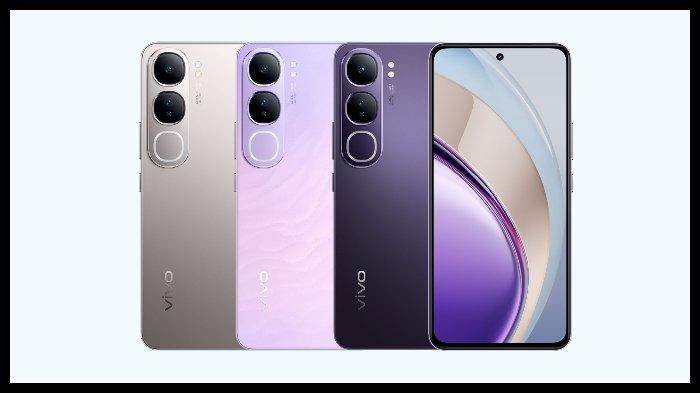 VIVO V40 LITE 4G - Vivo V40 Lite 4G warna Titanium Silver, Pearl Violet, dan Carbon Black