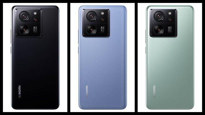 Xiaomi 13T warna Black, Alpine Blue, Meadow Green