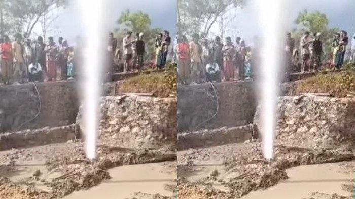 Akhirnya terungkap kronologi sumur bor mengeluarkan semburan air setinggi 20 meter. Warga syok saat cicipi rasa airnya.