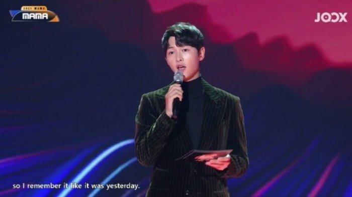 Ajang MAMA 2021 yang dipandu Song Joong Ki, Sabtu (11/12/2021) malam.