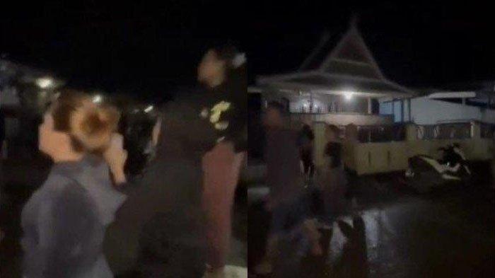 VIRAL GAGAL NIKAH: Tangkapan layar momen keluarga pengantin wanita merusak rumah mempelai pria, disadur pada Selasa (8/4/2025). Gagal nikah, keluarga calon pengantin wanita ngamuk rusak rumah calon pengantin pria. Pemicunya belakangan terkuak gara-gara uang panai fantastis.