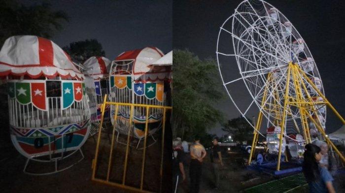 Kecelakaan Bianglala Di Pasar Malam Karanganyar 6 Sangkar Tiba Tiba