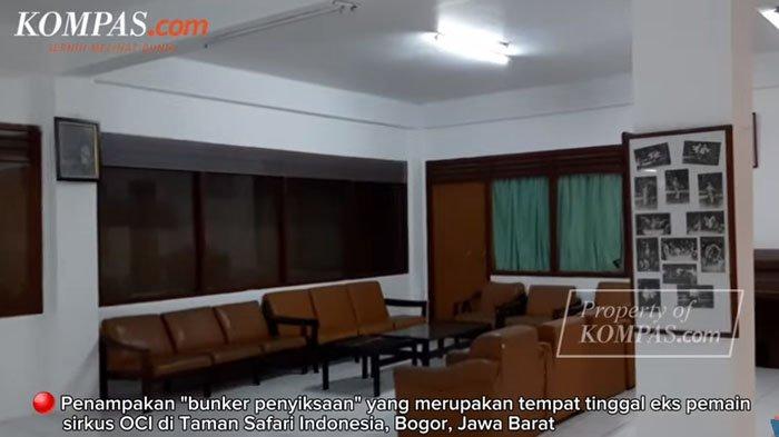 VIRAL PEMAIN SIRKUS: Tangkapan layar inilah penampakan bunker yang disebut sebagai tempat penyiksaan mantan pemain sirkus OCI di rumah bos Taman Safari, Cisarua, Bogor, disadur pada Sabtu (26/4/2025). Sementara itu mantan pemain sirkus, Vivi menguak fakta mengejutkan di akun media sosialnya.