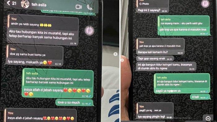 Isi chat pelakor suami selebgram Siti Septi Ariyanti yang membuat istri sah geram.