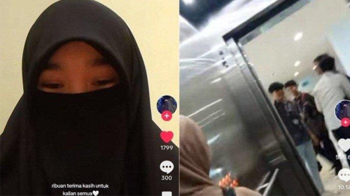 Mahasiswi bercadar bernama Cintria mengaku justru minta maaf padahal ia yang dibully oleh gerombolan mahasiswa di Universitas Islam Negeri Sulthan Thaha Sifauddin Jambi.