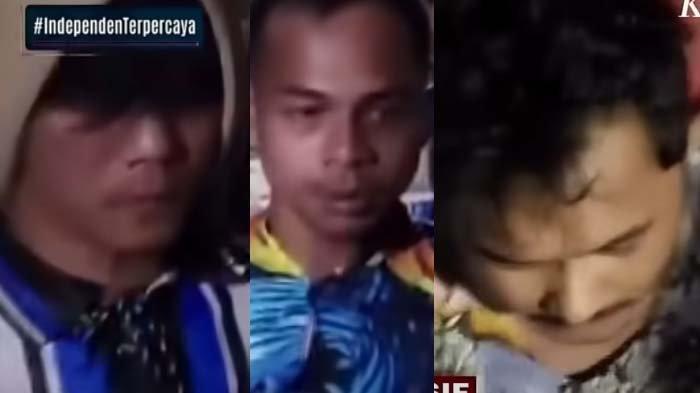PEMBUNUHAN NOTARIS BOGOR: Tangkapan layar tampang 3 dalang pembunuhan notaris di Bogor Sidah Alatas saat digeruduk pihak kepolisian. Pelaku panik ditanyai ini oleh kepolisian.