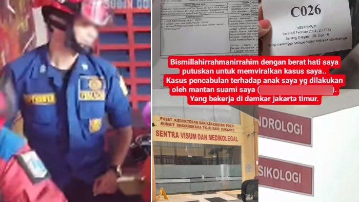 Kasus oknum damkar cabuli anak kandung yang viral di media sosial.