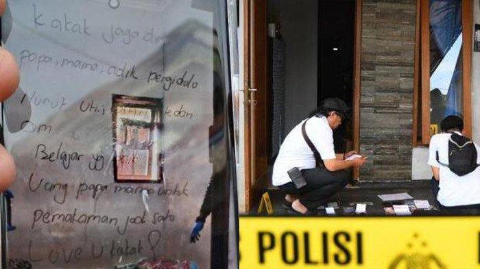 detik-detik guru sd tewas bersama anak istri di Malang