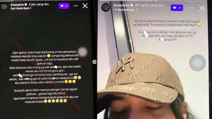 SUAMI DILAN SELINGKUH - Tangkapan layar sosok TikTokers Dilan Janiyar tengah viral jadi sorotan karena mengungkap perselingkuhan sang suami. Dilan pilu ditagih harta gana-gini miliaran, disadur pada Selasa (15/4/2025). (kolase Instagram pembasmi kehaluan real)