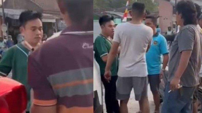 Tangkapan layar video viral Dodhy Kangen Band dibentak pria.
