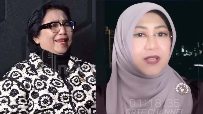 Momen Dokter Tifa (kanan) akhirnya merespon ancaman dari politikus Irma Chaniago (kiri) gara-gara terus mengusik ijazah Jokowi. Ia pun menantang balik Irma dan mengaku tidak takut, disadur pada Selasa (3/6/2025).