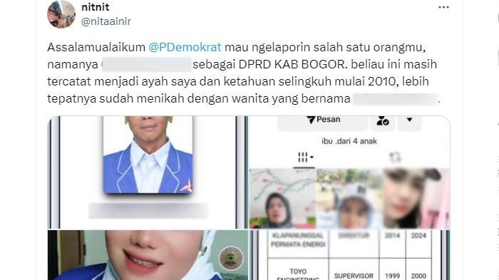 Viral di media sosial isu anak buah AHY punya wanita idaman lain hingga tega meninggalkan istri dan anak kandungnya selama bertahun-tahun.
