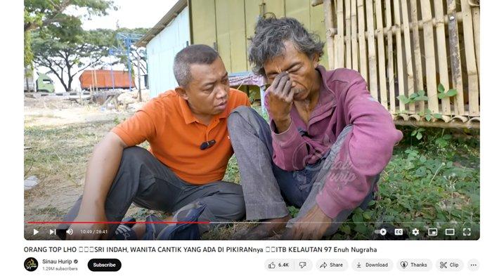 Kesaksian tetangga soal penyebab Enuh Nugraha (kanan), alumni ITB jadi ODGJ yang kini viral. Kisah Enuh disorot setelah muncul dalam konten Youtube Mas Adi (kiri), Sinau Hurip