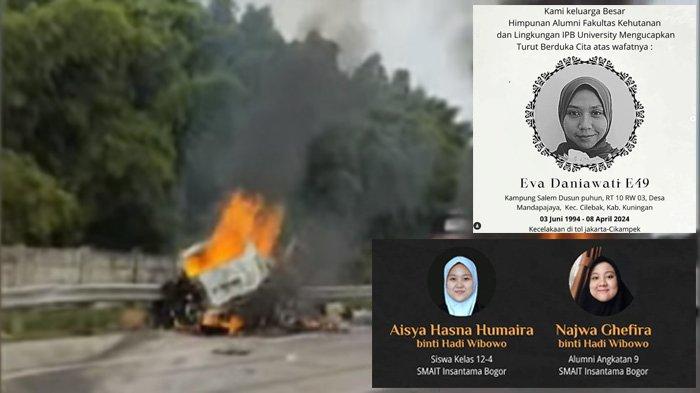 Postingan terakhir Eva Daniawati, korban tewas kecelakaan maut di KM 58 Tol Cikampek. Eva sempat unggah kenangan saat umroh tiga tahun lalu