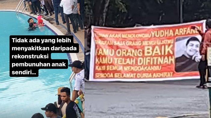 Pedih menyaksikan rekonstruksi kasus pembunuhan sang putra, Dante, Angger Dimas gusar saat mengetahui ada pendukung Yudha Arfandi yang memberikan dukungan saat olah TKP