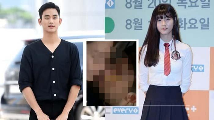 SKANDAL KIM SOO HYUN: Tangkapan layar foto di tahun 2015 saat aktor Korea Selatan Kim Soo Hyun yang berusia 27 tahun berpacaran dengan Kim Sae Ron yang berumur 15 tahun. Skandal Kim Soo Hyun tersebut kini viral dan ramai diperbincangkan hingga merajai trending Twitter pada Rabu (12/3/2025).