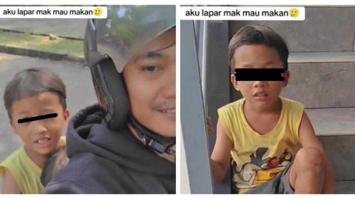 Kolase - Gibran, bocah di Desa Rawapanjang, Bojonggede, Kabupaten Bogor disuruh makan garam.