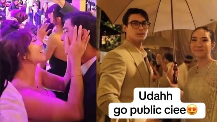 KISAH CINTA ARTIS: Tangkapan layar momen Gisel brondong tampan bernama Cinta Brian kepergok mesra di nikahan Luna Maya, disadur pada Jumat (9/5/2025).