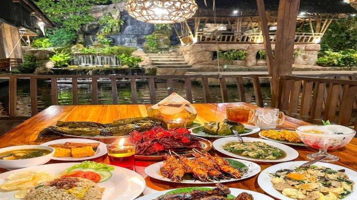 Gurih 7 Bogor, satu-satunya tempat kuliner Bogor yang menghadirkan suasana dengan air terjun bikin betah pengunjung