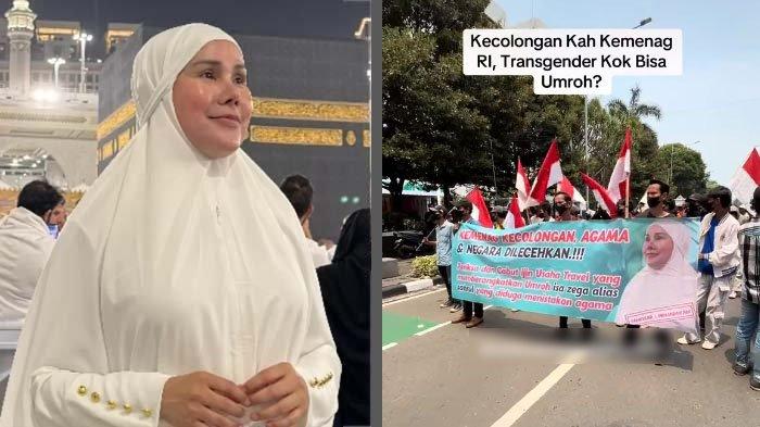 kolase Instagram
Aksi nekat transgender Isa Zega umroh pakai hijab berujung didemo para aktivis.