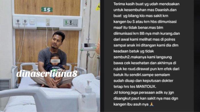 Kakak kandung Dian, membantah pernyataan Siti yang mengaku kalau Daanish menangis karena rindu pada ibu asuhnya.