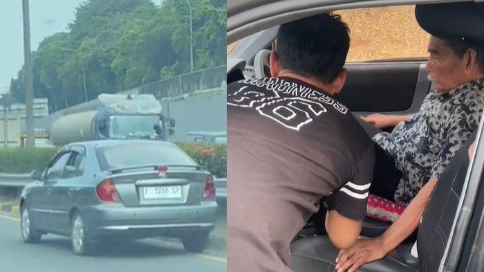 Video sendan plat F nyetir ugal-ugalan, pengemudinya simpan kisah pilu