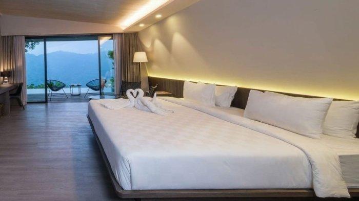 Hotel di Bogor yang mengusung konsep ruangan pohon pinus menyuguhkan pemandangan perbukitan memukau mata, The Upper Clift Sentul.
