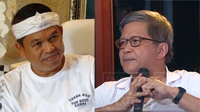 DEDI MULYADI DIKRITIK: Tangkapan layar sosok Rocky Gerung (kanan) kritik keras program Dedi Mulyadi (kiri) yakni memasukkan anak nakal ke barak militer. Rocky mengurai analisa menohok untuk sang Gubernur Jabar, disadur pada Kamis (22/5/2025).