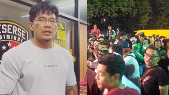 Keributan antara Youtuber Laurend dengan ojol di Tebet