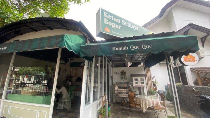 KULINER BOGOR - Kuliner Rumah Que Que memiliki menu andalan ketan srikaya yang rasanya autentik dari tepung talas.
