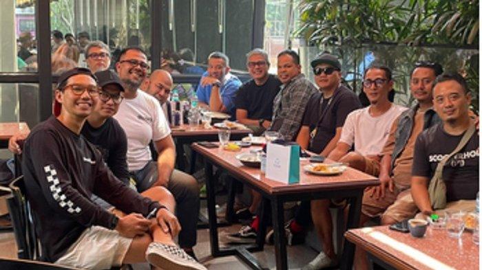 komunitas vespa Bopscoot saat menghadiri sunmori bareng IQOS dan TribunnewsBogor.com, Minggu (21/7/2024)