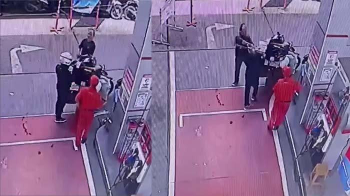 Viral seorang kurir paket nyaris jadi korban penikaman setelah ditodong pisau oleh suami pelanggan