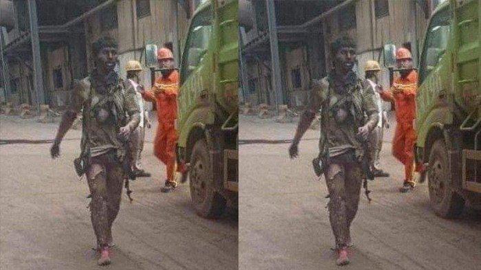 Video pekerja selamat dari Ledakan Tungku Smelter PT Indonesia Tsingshan Stainless Steel (ITSS) di Kabupaten Morowali, Sulawesi Tengah, beredar di Facebook.