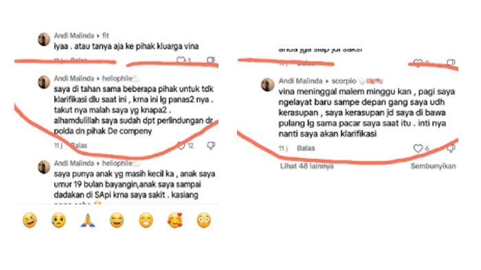 Akun medsos bernama Linda yang viral disebut-sebut netizen sebagai sahabat Vina Cirebon jadi sorotan.