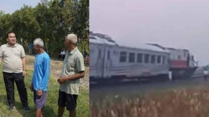 Mbah Sarmo (66) dan adiknya, Mbah Jamin (62) untuk selamatkan ratusan nyawa di KA 132A Dharmawangsa.