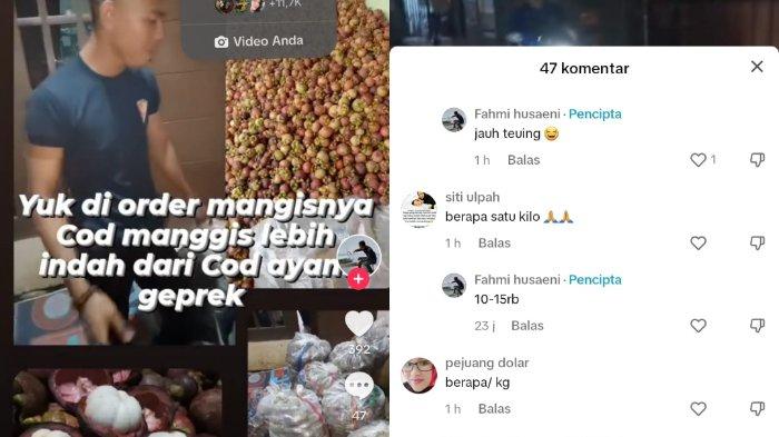 Fahmi Husaeni pengantin baru asal Kabupaten Bogor kini sudah memiliki usahanya sendiri, ia kini menjadi bos jualan buah manggis yang dijual melalui TikTok miliknya, selain itu Fahmi juga menyinggung soal COD ayam geprek untuk mempromosikan jualannya itu