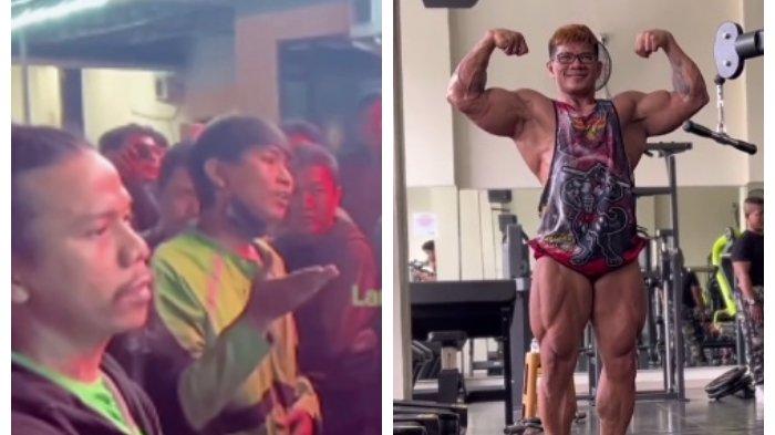 Kolase Youtuber Laurend Hutagalung terlibat cekcok dengan komunitas ojol di Kabupaten Bogor.