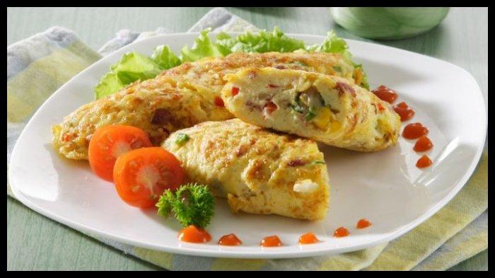 RESEP MENU SAHUR - Dalam foto: Omelet Sayur.