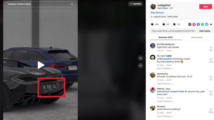 pajak mobil Valdi mati