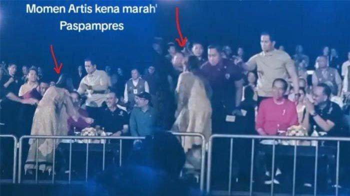 Wanita gak sopan ajak Presiden Jokowi joget langsung diusir Paspampres 1