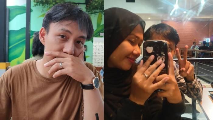 Rafly Rasenzani, pria yang tewas tertimpa pohon tumbang di Kota Bogor sempat memposting foto pamer cincin bersama pacarnya.