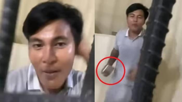 Seorang pria viral di media sosial karena diduga ditahan gara-gara menabrak bebek