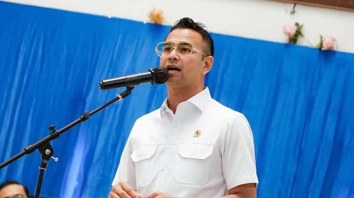 PROGRAM RAMADAN RAFFI - Tangkapan layar foto momen saat Raffi Ahmad berbicara di depan umum sebagai Utusan Khusus Presiden, Selasa (4/2/2025).