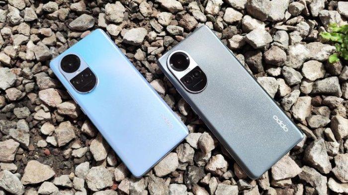 Oppo Reno10 5G saat dipamerkan di Jakarta, Kamis (13/7/2023) sebelum peluncuran resmi.