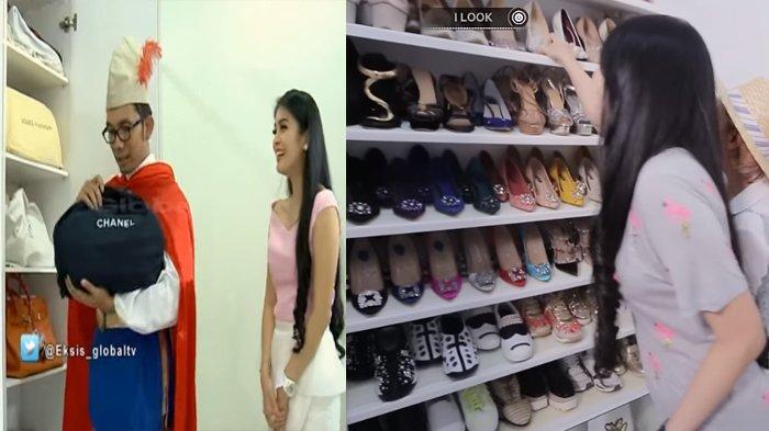 Koleksi tas dan sepatu mahal milik Sandra Dewi