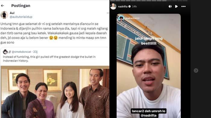 Selebgram Aul dan Juju membela sosok Nadya, mantan pacar Kaesang yang sempat jadi bulan-bulanan netizen.