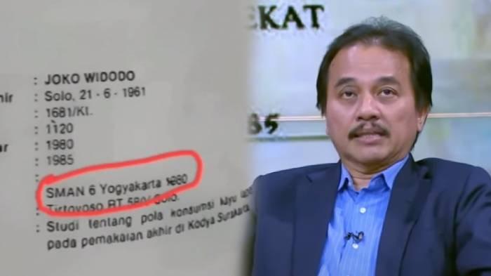 Isi Album Alumni UGM yang Bikin Roy Suryo Terancam, Asal Sekolah Jokowi Kini Dipermasalahkan - Tribunnewsbogor.com