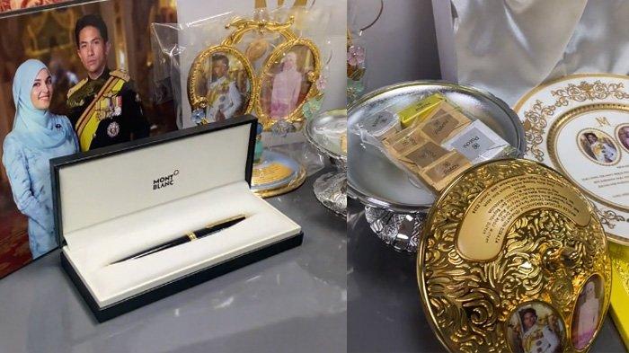 Intip sederet souvenir mewah pernikahan Pangeran Mateen dengan Anisha Rosnah. Pasangan royal wedding Brunei Darussalam itu memberikan hadiah seharga fantastis untuk para tamu undangan